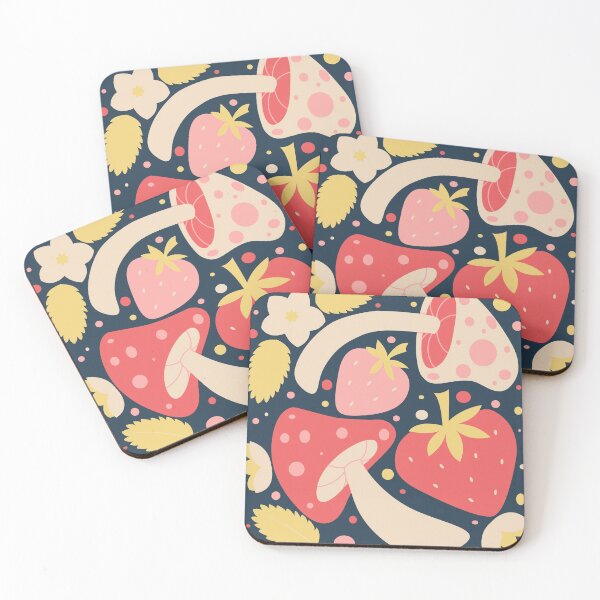 Item preview, strawbebbies n' shroomies designed and sold by Valalaraptor.