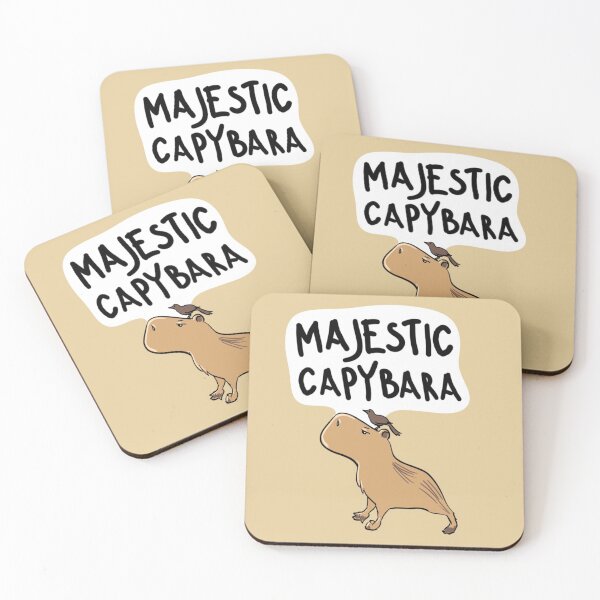 Item preview, Majestic capybara designed and sold by Science Lab Designs.