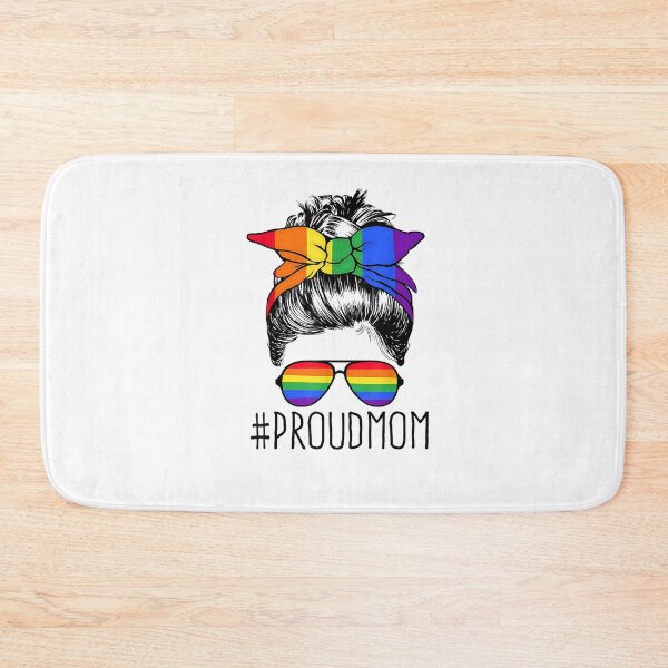 Item preview, Messy Bun Coloful ProudMom Shirt designed and sold by HammonArt.