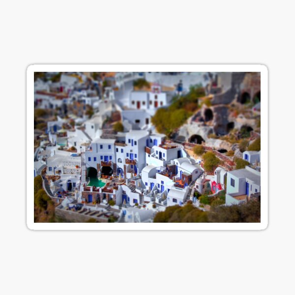 Tiny Santorini Sticker