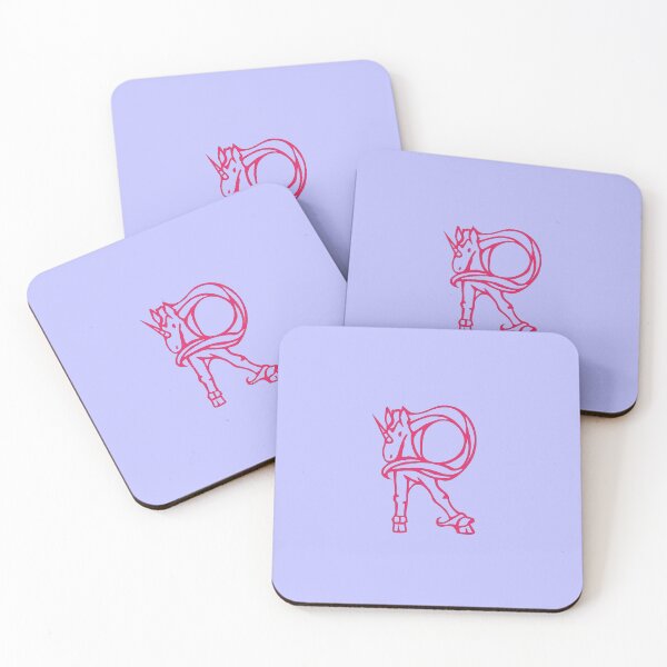 Item preview, Unicorn Initial Monogram R designed and sold by Rajeev  Singh.