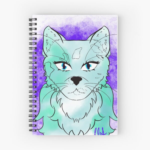Item preview, Turquoise Speckled Cat with Turquoise Eyes designed and sold by LoveLongLetter.