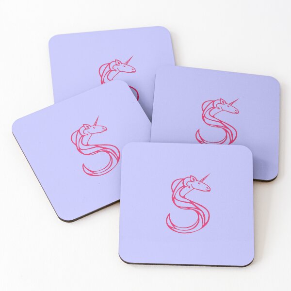 Item preview, Unicorn Initial Monogram S designed and sold by Rajeev  Singh.