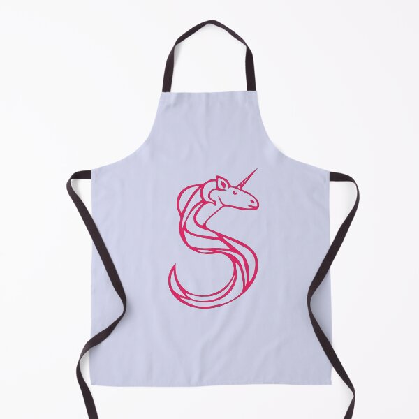 Item preview, Unicorn Initial Monogram S designed and sold by Rajeev  Singh.