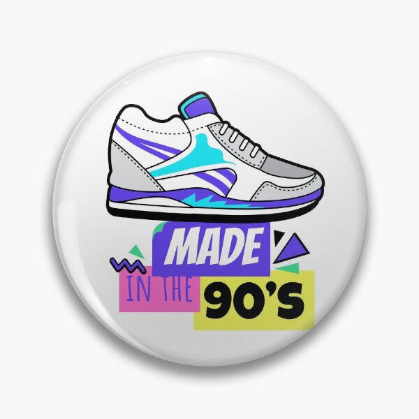 Item preview, Made In the 90's -  Old School 90s Fashion Shoes Design - designed and sold by onjcdesign.