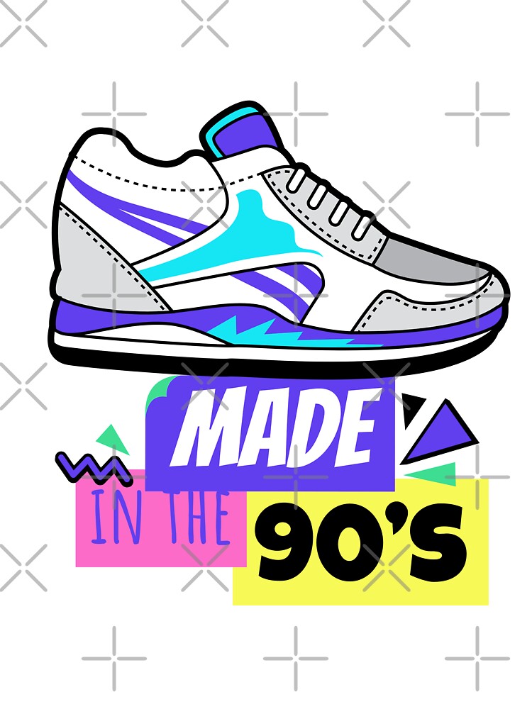 Made In the 90's - Old School 90s Fashion Shoes Design -