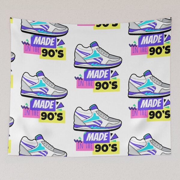 Item preview, Made In the 90's -  Old School 90s Fashion Shoes Design - designed and sold by onjcdesign.