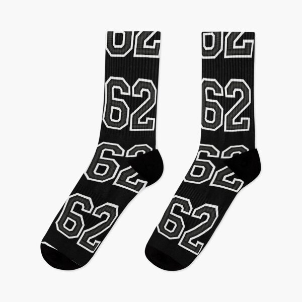 Item preview, 62 Black Jersey Sports Number sixty-two Football 62 designed and sold by elhefe.