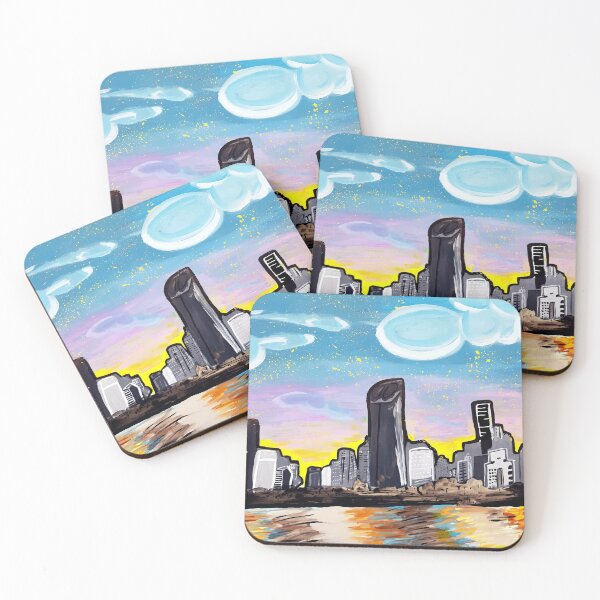 Item preview, Beautiful Brisbane City Painting designed and sold by Annalee Beer.