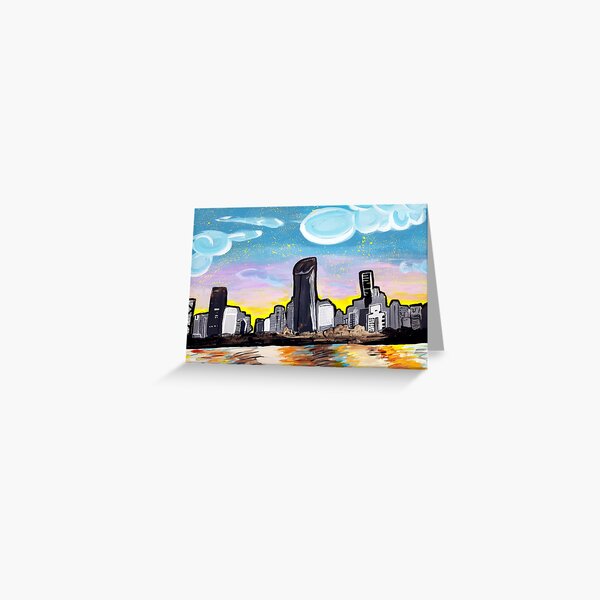 Item preview, Beautiful Brisbane City Painting designed and sold by Annalee Beer.