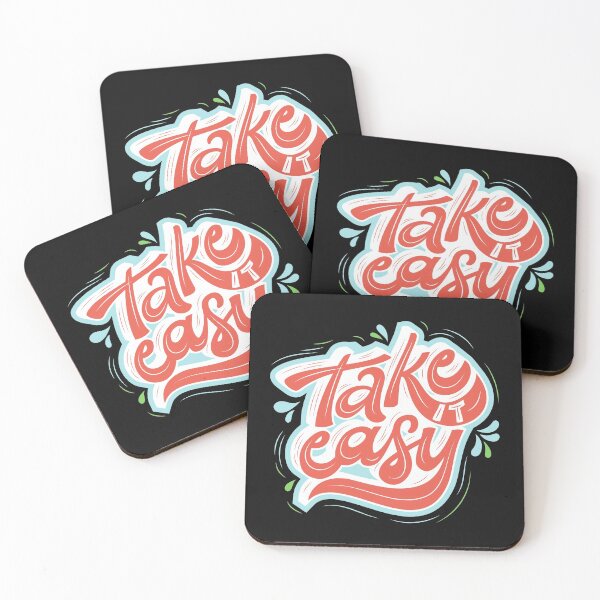 Item preview, Vintage Take It Easy Decorative Typography  designed and sold by garniturex.