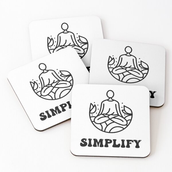 Item preview, Minimalist Simplify Meditation Pose designed and sold by Natasha Rolfe.