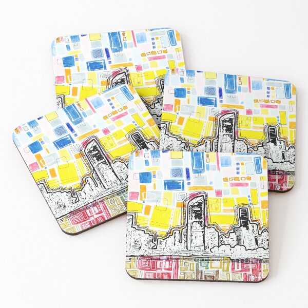 Item preview, Contemporary Brisbane Cityscape designed and sold by Annalee Beer.