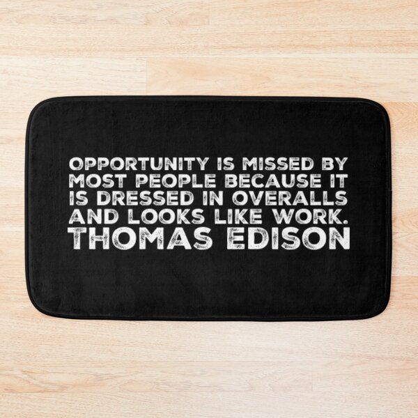 Item preview, Opportunity is missed by most people- Thomas Edison designed and sold by homesteadswag.