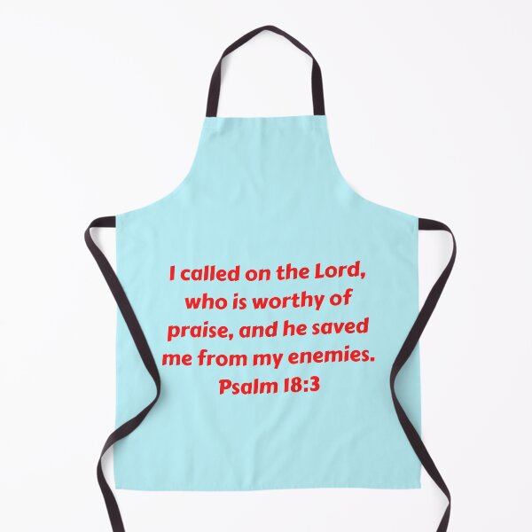 Aperçu de l'œuvre Bible Verse Psalm 18:3 créée et vendue par Prayingwarrior.