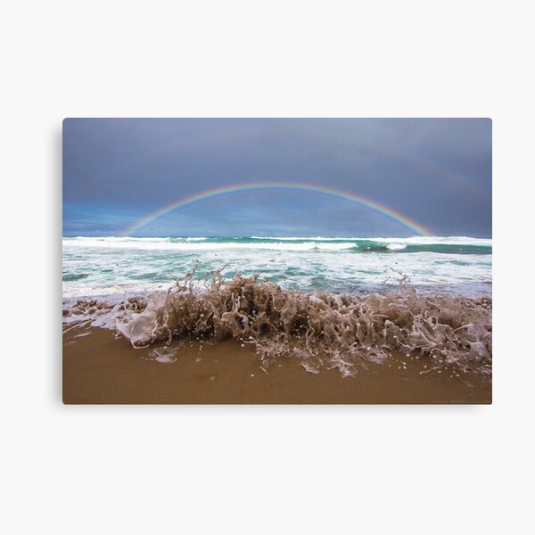 Great ocean rainbow Canvas Print