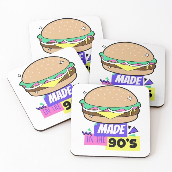 Item preview, Made In the 90's -  Old School Burger Design - designed and sold by onjcdesign.