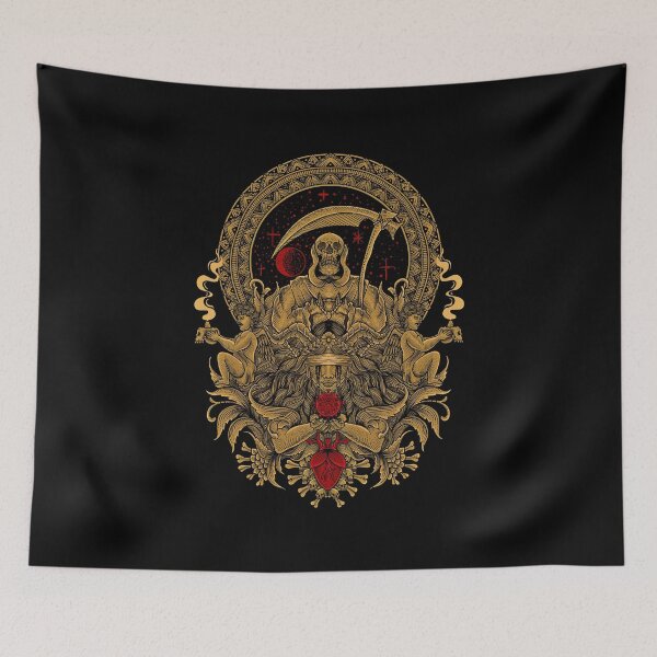 Item preview, Santa muerte Death gothic cool designed and sold by wilmerdaisy.