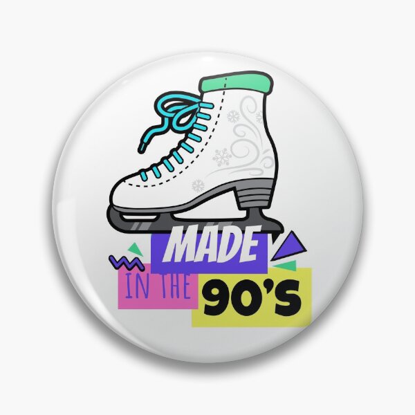 Item preview, Made In the 90's -  Old School Ice Skates Design - designed and sold by onjcdesign.