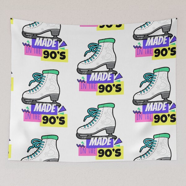 Item preview, Made In the 90's -  Old School Ice Skates Design - designed and sold by onjcdesign.