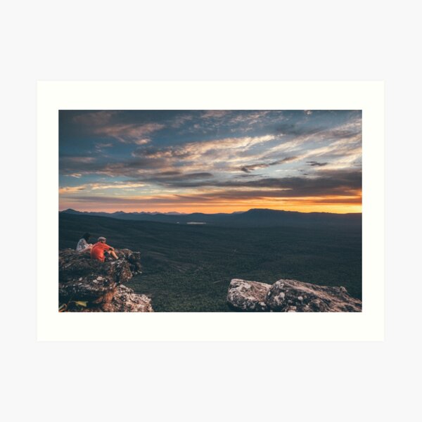 Grampians sunset Art Print