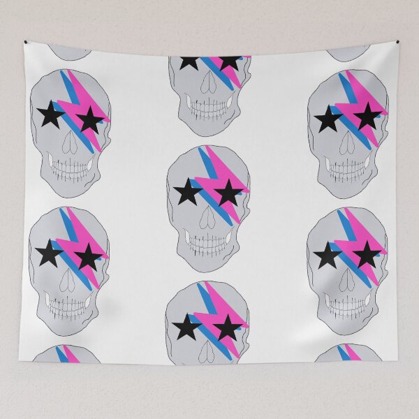 Item preview, star and lightning bolt skull designed and sold by mollsdesignss.