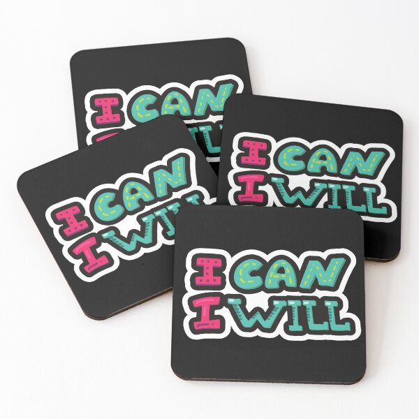 Item preview, Vintage I can I Will Decorative Typography  designed and sold by garniturex.