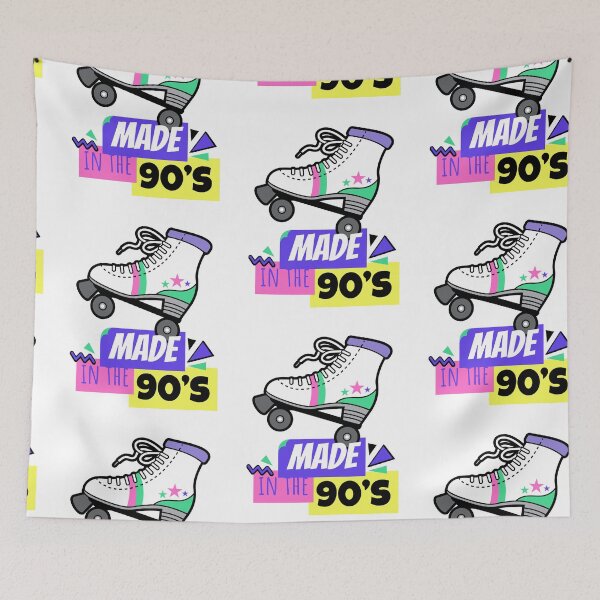 Item preview, Made In the 90's -  Old School Roller Skate Design - designed and sold by onjcdesign.