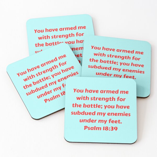 Item preview, Bible Verse Psalm 18:39 designed and sold by Prayingwarrior.