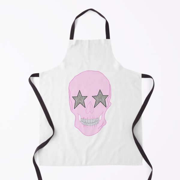 Item preview, pink star eyed skull designed and sold by mollsdesignss.