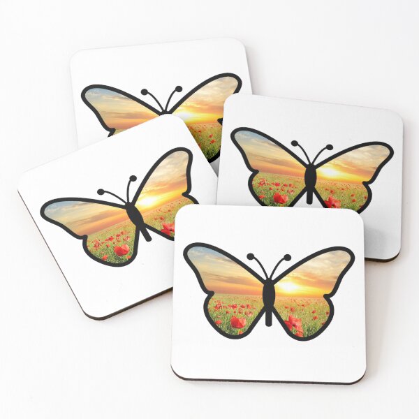 Artikelvorschau, Sonnenuntergang in einem Schmetterling entworfen und verkauft von AlyaShop24.
