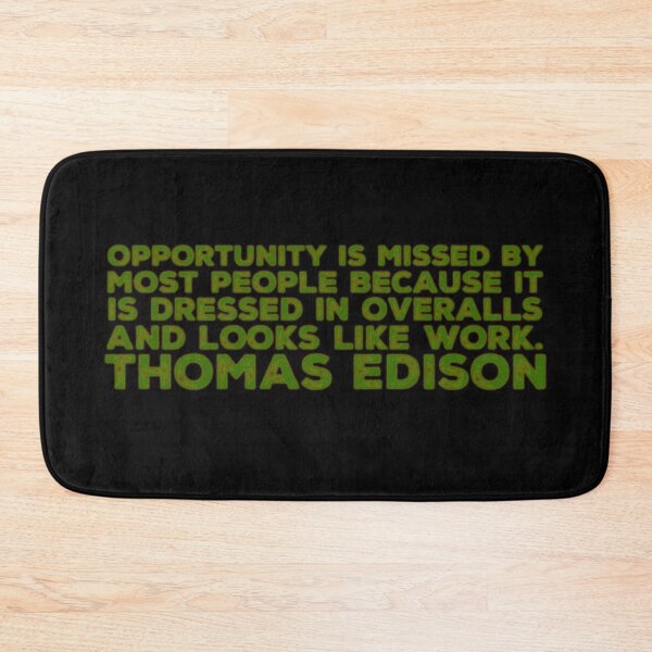 Item preview, Opportunity is missed by most people- Thomas Edison designed and sold by homesteadswag.