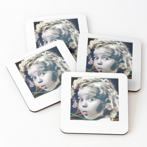 Item preview, shirley temple 1937 vintage digital art card sticker tshirt Clock designed and sold by FrewinMason.