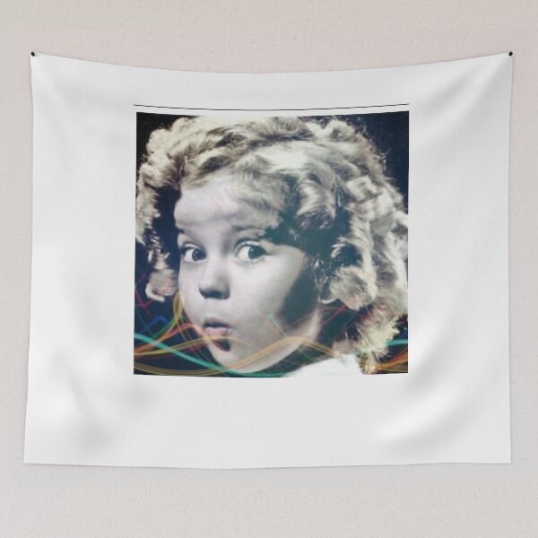 Item preview, shirley temple 1937 vintage digital art card sticker tshirt Clock designed and sold by FrewinMason.