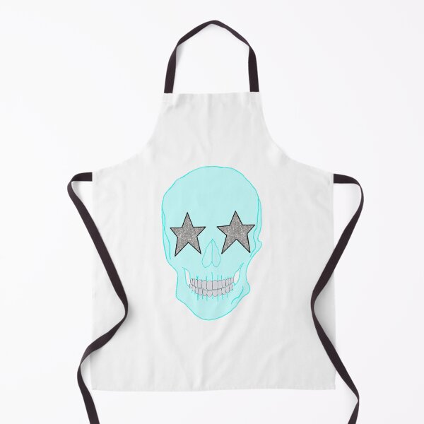 Item preview, blue star eyed skull designed and sold by mollsdesignss.
