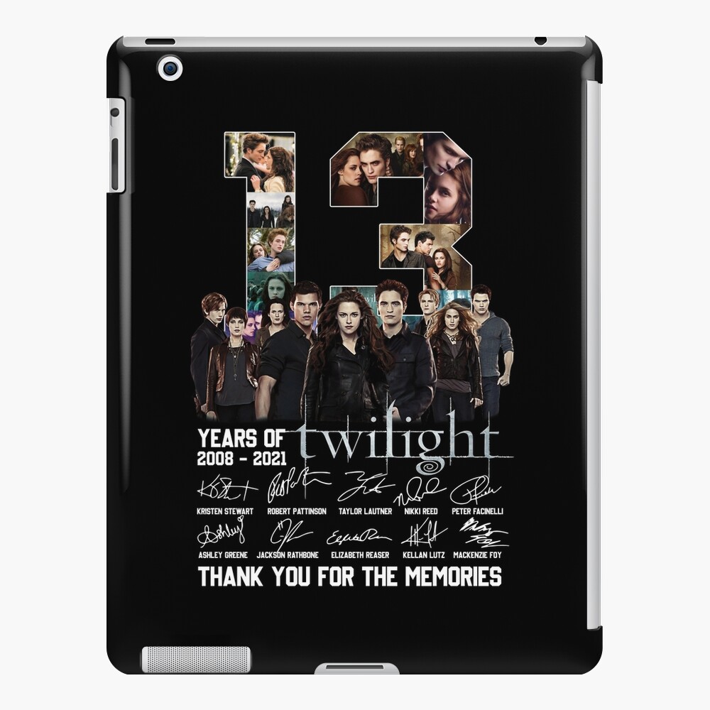 13 Years Of The Twilight Saga Signature , Twilight Cast , Twilight Midnight  Sun Movie iPad Case & Skin for Sale by DWQBVR