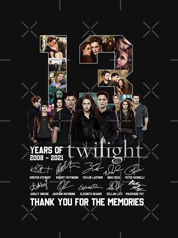 13 Years Of The Twilight Saga Signature , Twilight Cast , Twilight Midnight  Sun Movie Essential T-Shirt for Sale by DWQBVR