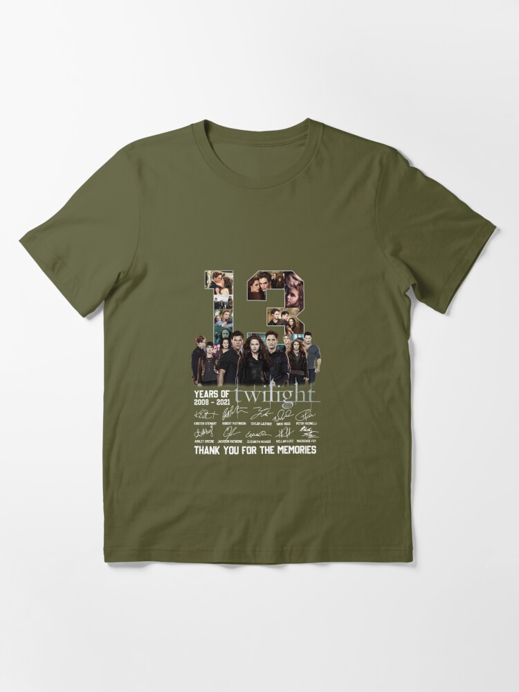 13 Years Of The Twilight Saga Signature , Twilight Cast , Twilight Midnight  Sun Movie Essential T-Shirt for Sale by DWQBVR