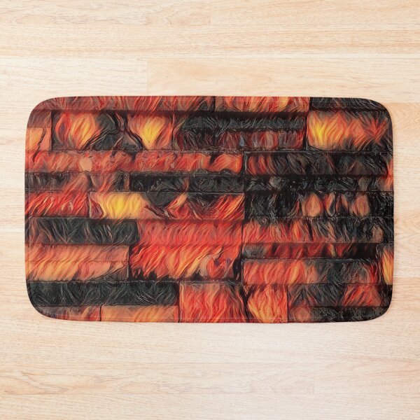 Item preview, GALATHI Stone Wall Flames designed and sold by Galathi Designs.