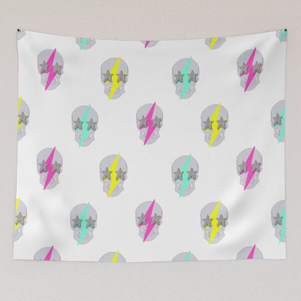 Item preview, lightning bolt skull sticker pack  designed and sold by mollsdesignss.