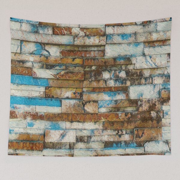 Item preview, GALATHI Brown Stone Wall designed and sold by Galathi Designs.
