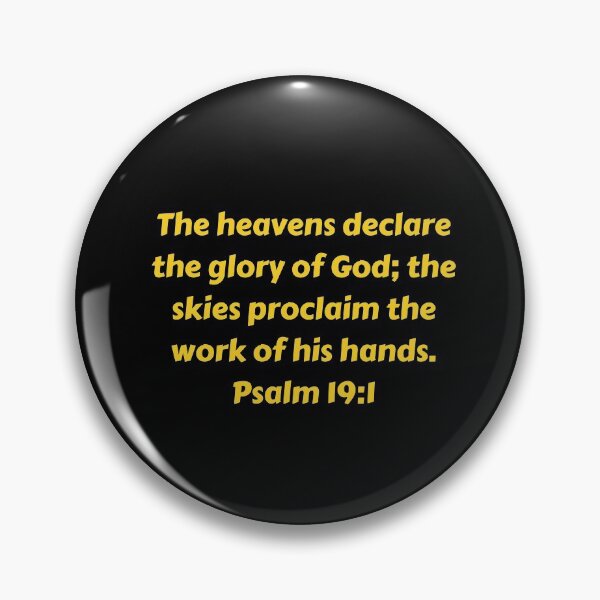 Artikelvorschau, Bible Verse Psalm 19:1 entworfen und verkauft von Prayingwarrior.