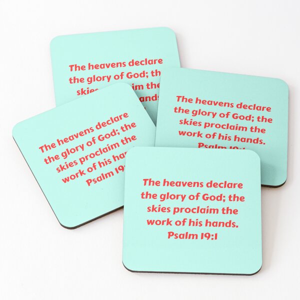 Item preview, Bible Verse Psalm 19:1 designed and sold by Prayingwarrior.