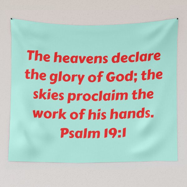 Artikelvorschau, Bible Verse Psalm 19:1 entworfen und verkauft von Prayingwarrior.