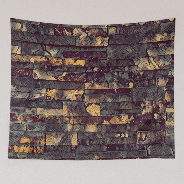 Item preview, GALATHI Vintage Stone Wall designed and sold by Galathi Designs.