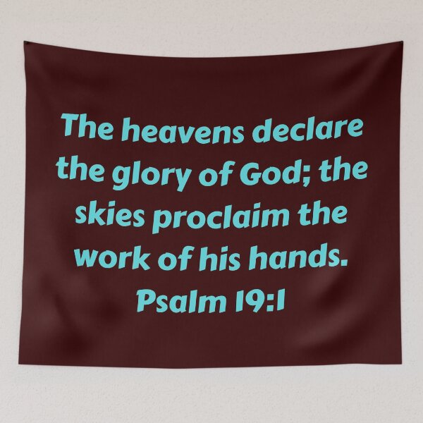Item preview, Bible Verse Psalm 19:1 designed and sold by Prayingwarrior.