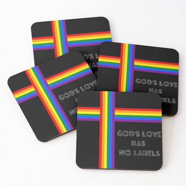 Item preview, GOD'S LOVE HAS NO LABELS (Rainbow Cross) designed and sold by NATHYSCREATION.