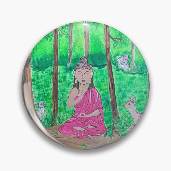 Item preview, Meditating buddha designed and sold by TheHandmadeArt.
