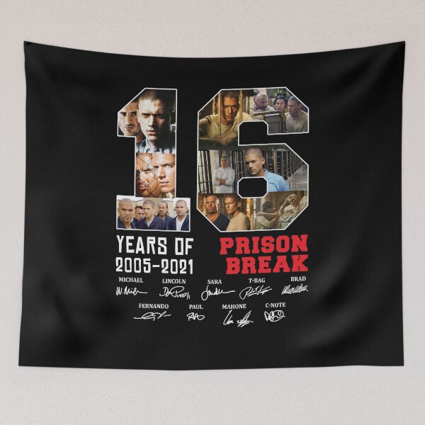 Item preview, 16 Years Of 2005 2021 Prison Break , Prison Break Signature , Michael Scofield Prison Break Trending designed and sold by DWQBVR.