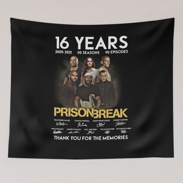 Item preview, 16 Years Prison Break Signature , Thank You For The Memmories , Prison Break designed and sold by DWQBVR.